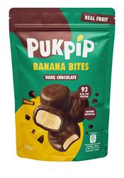 Pukpip Pukpip Real Frozen Banana Bites Dipped in Dark Chocolate 172g