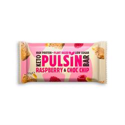 Pulsin Raspberry Choc Chip Keto Bar 50g