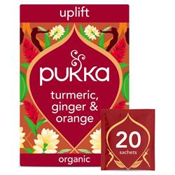 Pukka Herbs Pukka Organic Turmeric Ginger & Orange Active Tea 20 bag