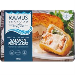 Ramus Seafood Ramus Seafood Frozen Melt in the Middle Salmon Fishcakes 250g