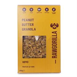 Raw Gorilla Raw Gorilla KETO Peanut Butter Granola 250g