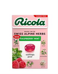 Ricola Raspberry Mint Sugar Free Sweets Box 45g