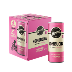 Remedy Kombucha Remedy Kombucha Raspberry Lemonade Multi pack 4x330ml