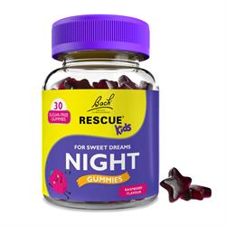 Rescue Kids Night Gummies Raspberry Flavoured 30 gummies