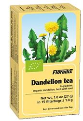 Floradix Dandelion Leaves Organic Herbal Tea 15 filterbags