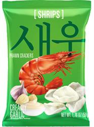 Shrips SHRIPS Prawn Crackers Garlic butter 50g