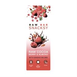 Snacksy FREE Snacksy Raw Choc Alternative Berry & Almond Bar 40g