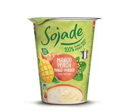 Sojade Organic Mango & Peach Soya Yoghurt Alternative 400g