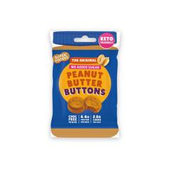Superfoodio Peanut Butter Buttons - No Added Sugar 20g (Keto)