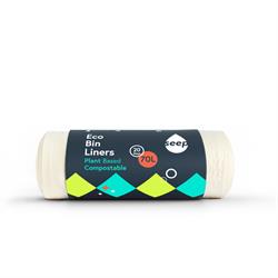 Seep Seep Compostable Bin Liners - 70L (20 bags)