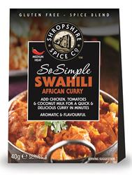 Shropshire Spice Shropshire Spice So Simple Gluten Free Swahili African Curry 40g