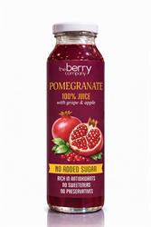 The Berry Company Pomegranate Juice Drink Glass Bottle 250ml