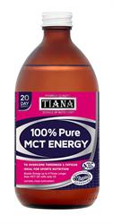 Tiana Organic 100% pure coconut MCT oil for everyday use 300ml