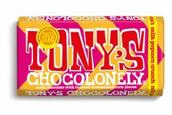 Tonys Chocolonely Tony's Milk Chocolate with Roasted Caramelized Corn Pieces 180g