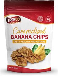 Tropgo Foods Tropgo Caramelised Banana Chips 70g