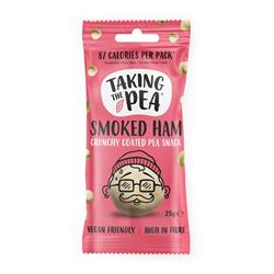 Taking the Pea Taking The Pea Smoked Ham Flavoured Crunchy Coated Pea Snack 25g
