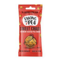 Taking the Pea Taking The Pea Sweet Chilli Flavoured Crunchy Coated Pea Snack 25g