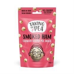 Taking the Pea Taking The Pea Smoked Ham Flavoured Crunchy Coated Pea Snack 125g