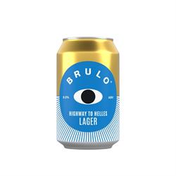 BRULO BRULO Highway to Helles Lager Alcohol Free Beer 330ml