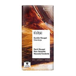 Vivani Dark Nougat Chocolate Vegan Organic 80g