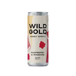 Wild Gold Drinks Wild Gold Honey Spritz Raspberry & Rhubarb Cocktail 5% ABV 250ml