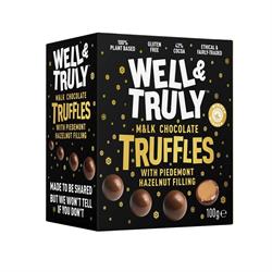 Well and Truly Well & Truly Christmas Oat M&lk Chocolate Truffles 100g
