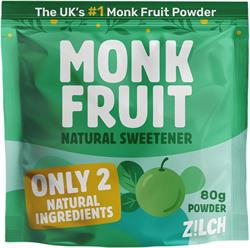Zilch Zilch Monk Fruit Sweetener 80g made without erythritol