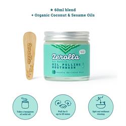 Zerolla Eco Natural Oil Pulling Mouthwash 60ml - Double Mint