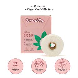 Zerolla Zerolla Eco Dental Floss From Biobased Castor Oil - 50m