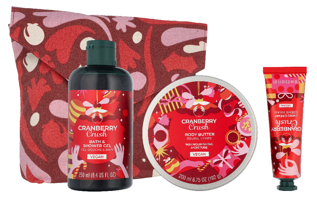 The Body Shop G3 Cranberry Essentials Giftset 580 ml