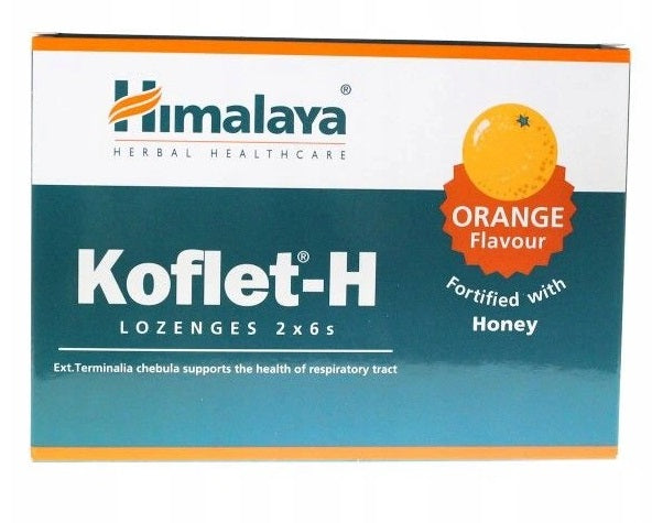 Himalaya: Koflet-H, Orange - 12 lozenges