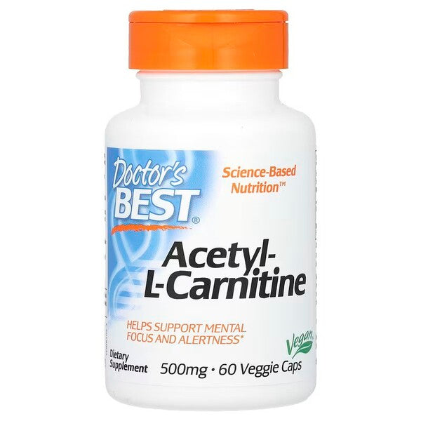 Doctor's Best: Acetyl L-Carnitine, 500mg - 60 vcaps