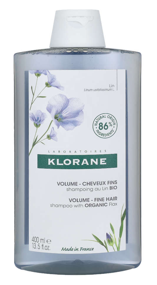 Klorane Volume Shampoo With Organic Flax 400 ml