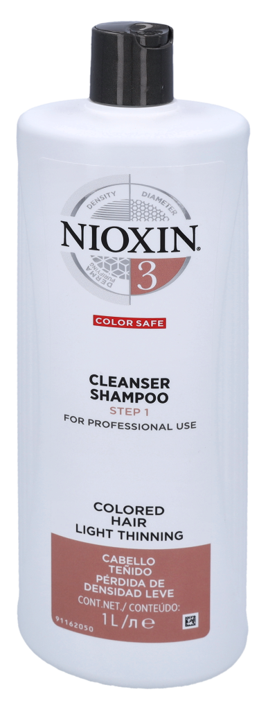 Nioxin System 3 Cleanser Shampoo 1000 ml