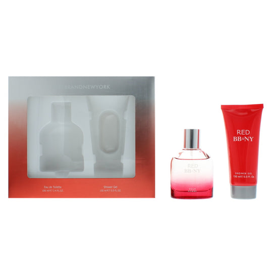 Bbny Red 2 Piece Gift Set: Eau De Toilette 100ml - Shower Gel 150ml