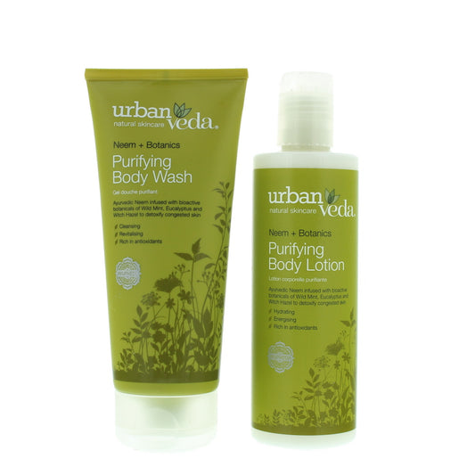 Urban Veda Purifying Bodycare Bodycare Set Gift Set : Body Wash 200ml - Body Lotion 250ml