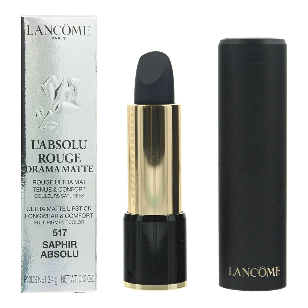 Lancôme L'absolu Rouge #517 Saphir Abolsu Drama Matte Lipstick 3.4g