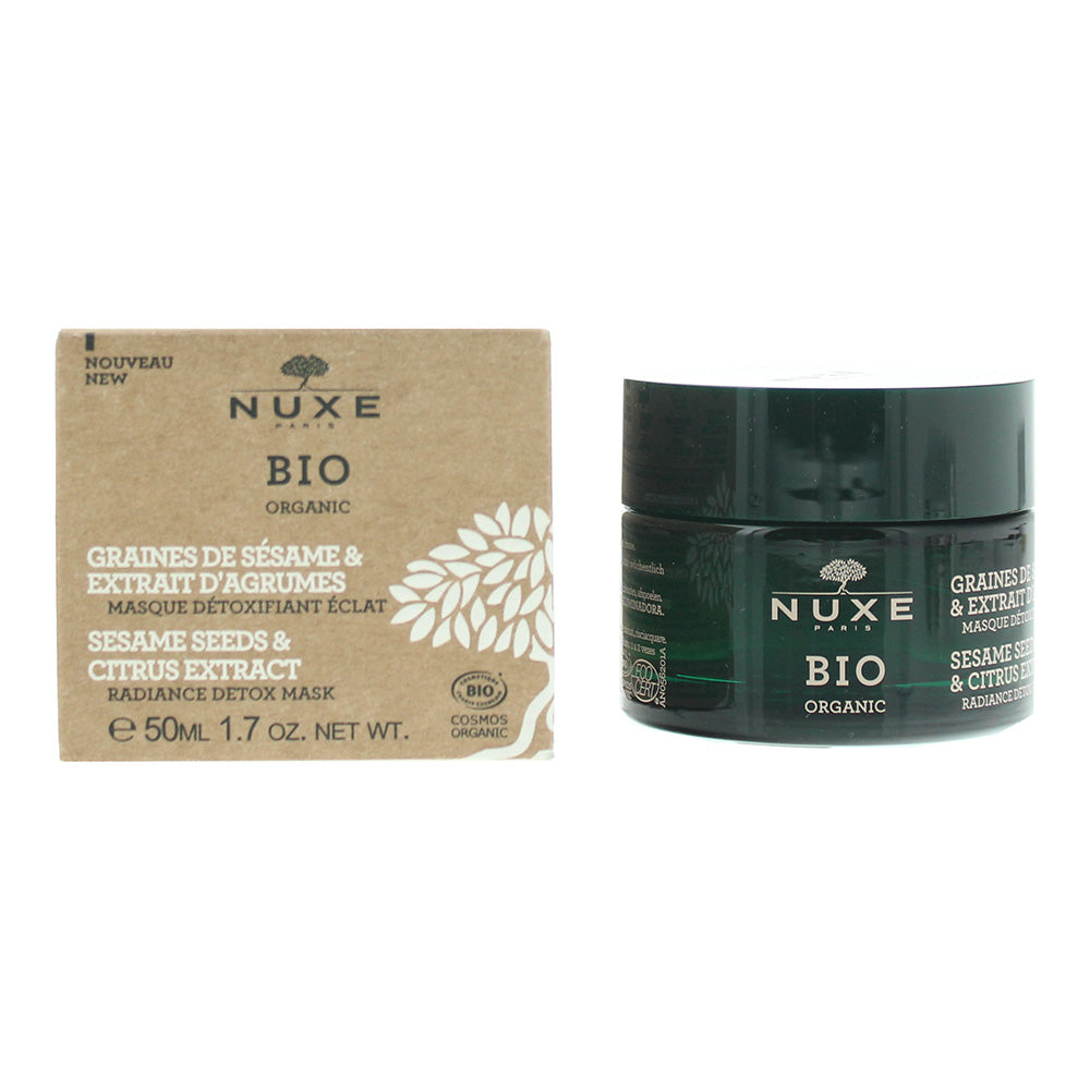 Nuxe Bio Organic Sesame Seeds & Citrus Extract Radiance Detox Mask 50ml