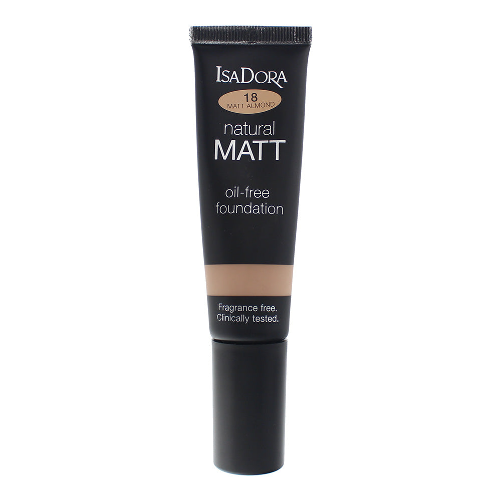 Isadora Natural Matt Oil-Free 18 Matt Almond Foundation 35ml