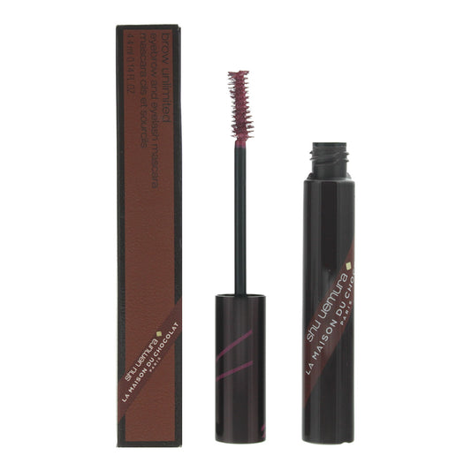 u Uemura Brow Unlimited La Maison Du Chocolat Cassis Violet Eyebrow And Eyelash Mascara 4.4ml