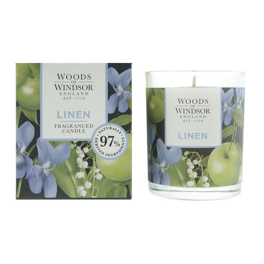 Woods Of Windsor Linen Candle 150g