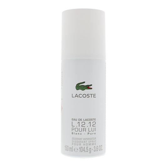 Lacoste Eau De Lacoste L.12.12 Pour Lui Blanc - Pure Deodorant Spray 150ml