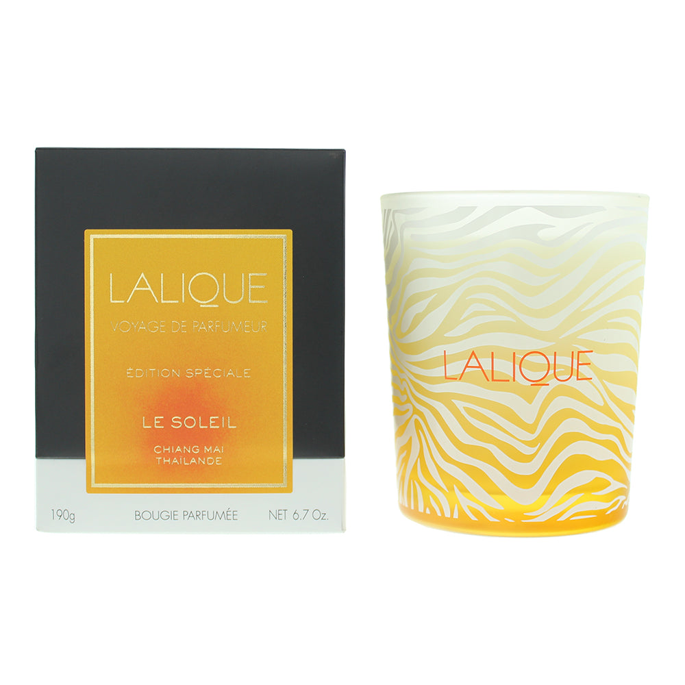 Lalique Le Soleil Chiang Mai Thailande Perfumed Candle 190g