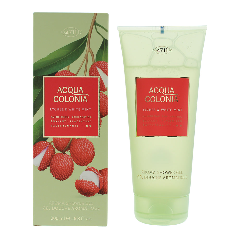 4711 Acqua Colonia Lychee & White Mint Shower Gel 200ml