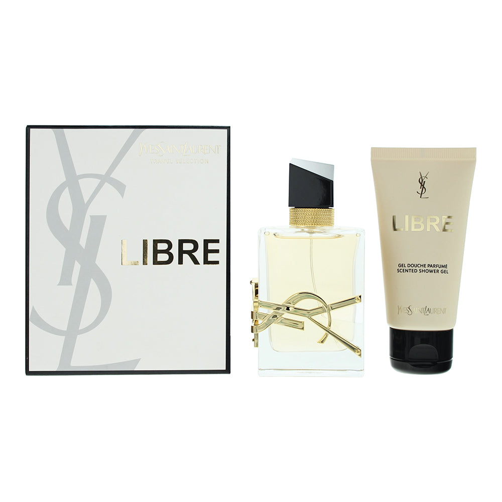 Yves Saint Laurent Libre 2 Piece Gift Set: Eau De Parfum 50ml - Shower Gel 50ml