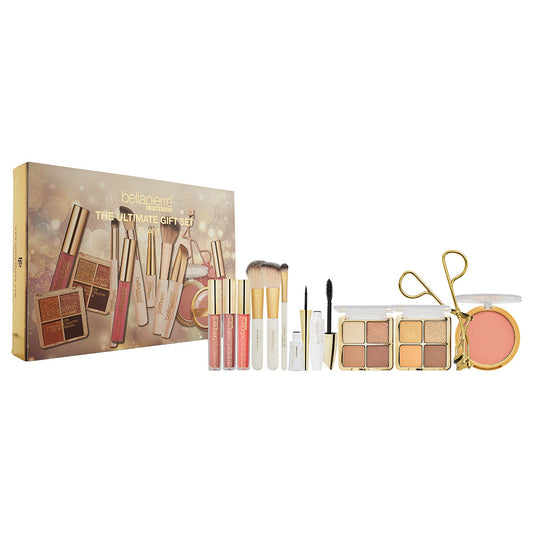 Bellapierre Cosmetics Ultimate Gift Set Glam 12 Piece Gift Set: 2 x Eye Palette