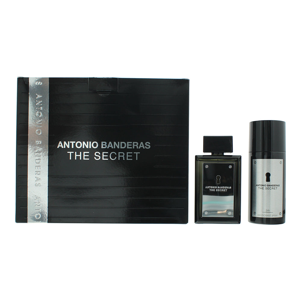 Antonio Banderas The Secret 2 Piece Gift Set: Eau de Toilette 100ml - Deodorant Spray 150ml