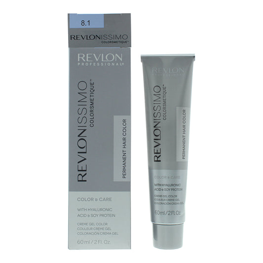 Revlon Revlonissimo Colorsmetique 8.1 Light Ash Blonde Hair Colour 60ml