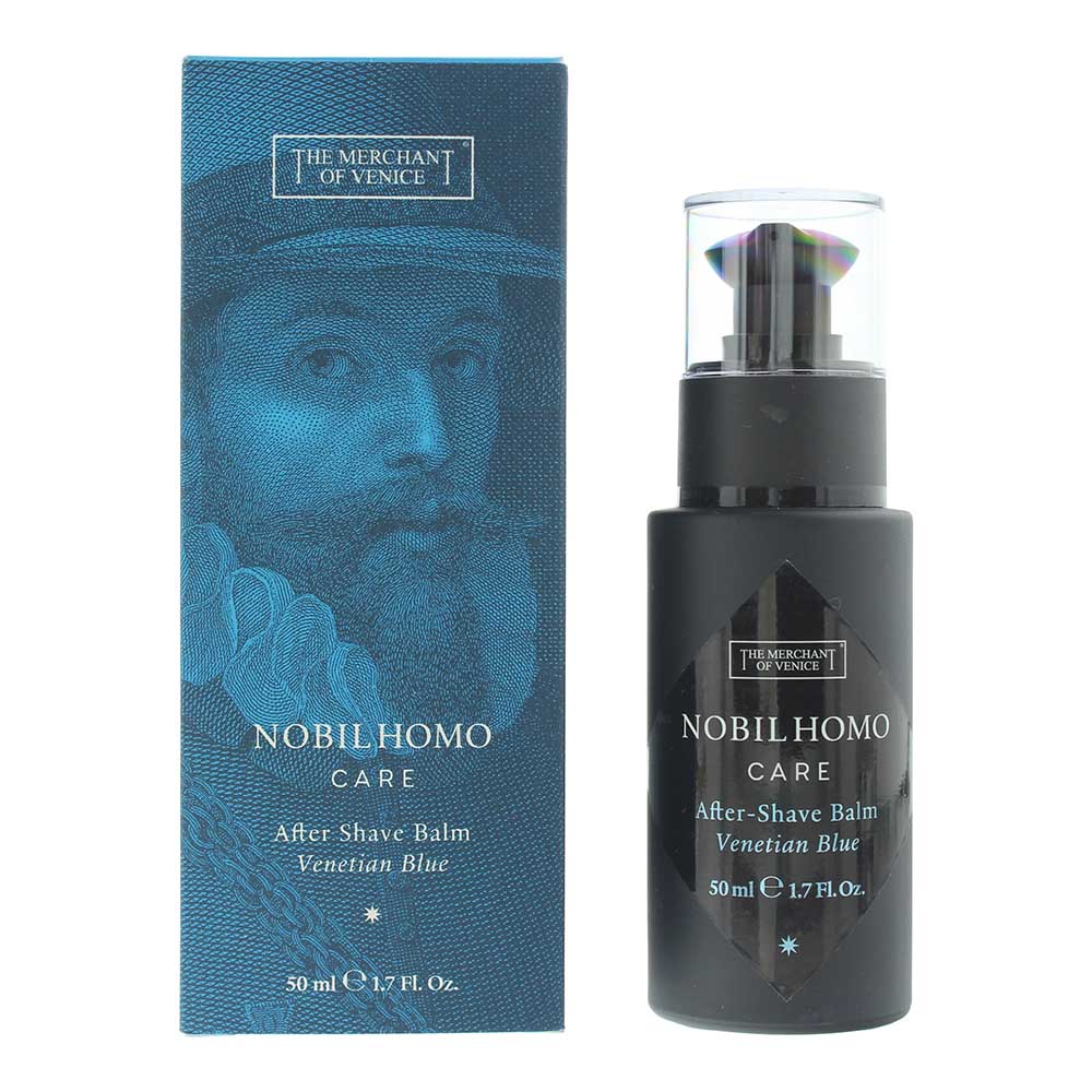 The Merchant Of Venice Nobil Homo Care Venetian Blue Aftershave Balm 50ml