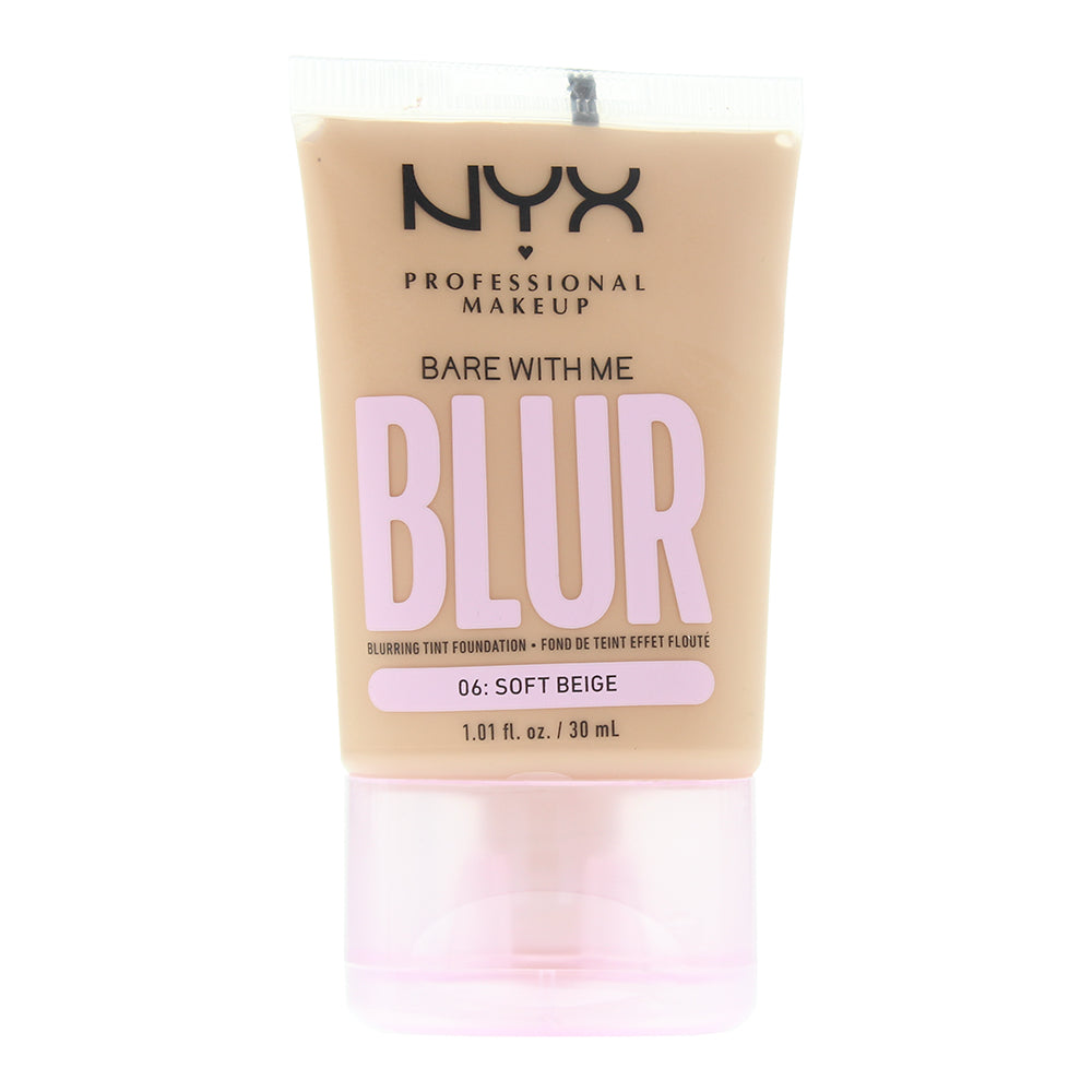 NYX Bare With Me Blur 06 Soft Beige Foundation 30ml